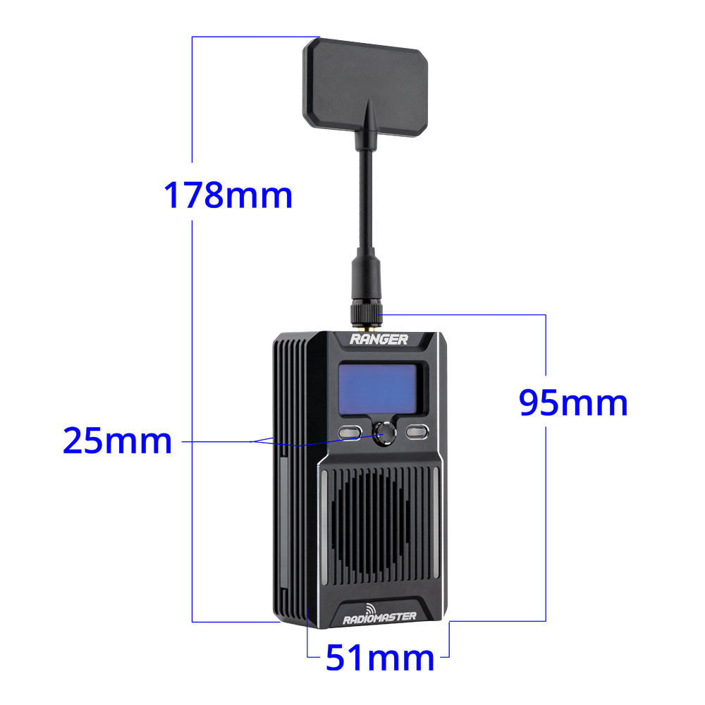 Ranger 2.4GHz ELRS Modülü OLED - Radiomaster Ranger 2.4Ghz Elrs Module incelemesi ve fiyatı