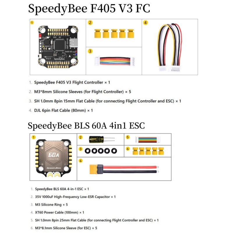 SpeedyBee F4 F405 V4 55A BLS 3 - Speedybee F405 V4 Bls 55A Stack incelemesi ve fiyatı